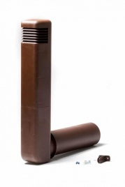 Дефлектор цокольный "KraftBerg" Коричневый 8017