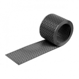 Лента вентиляционная KraftBerg PVH 10см х 5м графит