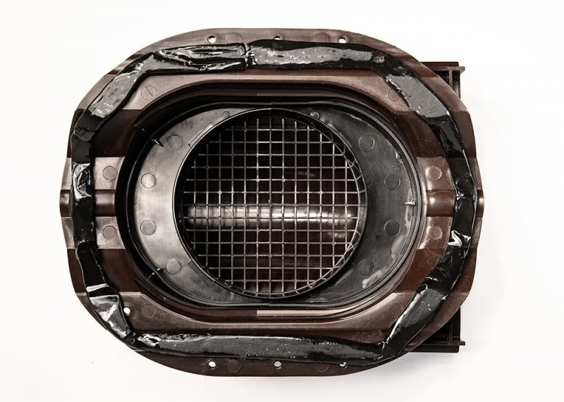 Кровельный вентиль "KraftBerg" ПРОФИ-2 для металлопрофиля коричневый фото 2