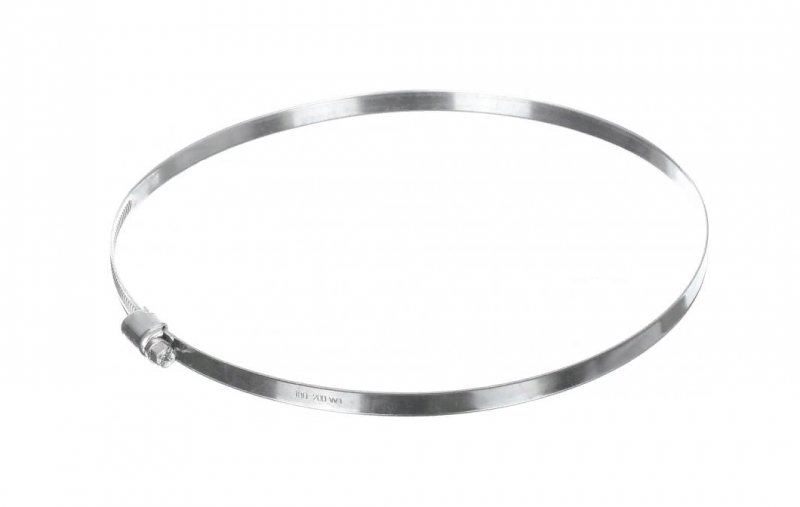 Хомут червячный "KraftBerg" 180-200 мм фото 1