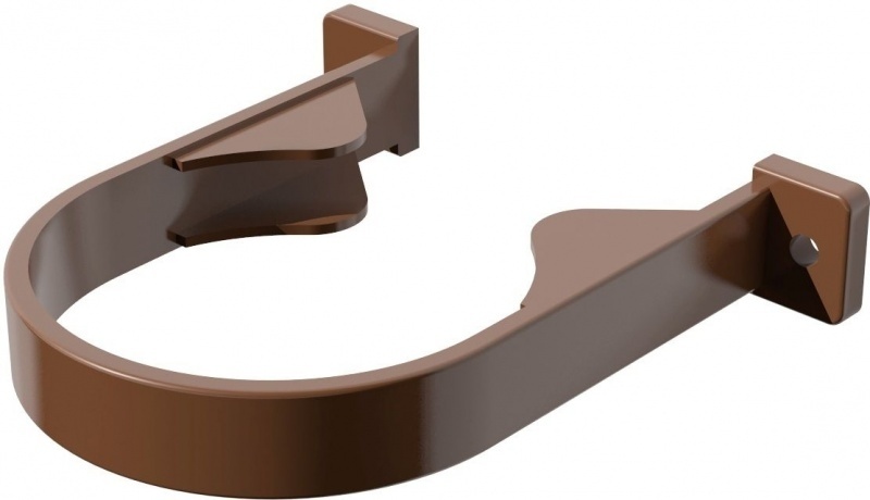 Хомут трубы "KraftBerg" коричневый фото 1
